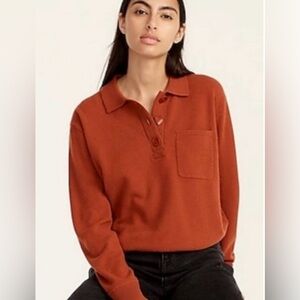 NWT Jcrew Cashmere Collard Sweater with Pocket